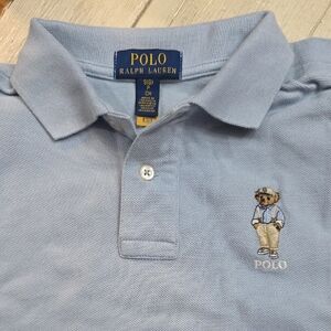 Boys Polo Ralph Lauren Light Blue Polo Shirt Size 8